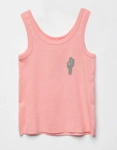 NEU Billabong Mädchen Pfirsich Rosa Saguaro Kaktus Grafik Muskeltanktop - Größe XS - Bild 1 von 1