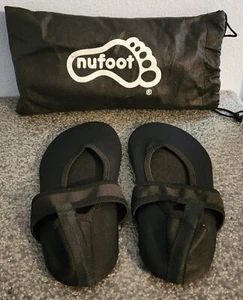 NUFOOT Mary Janes Women's Foldable Flexible Flats Slipper Socks Sz M New W/bag - Picture 1 of 6