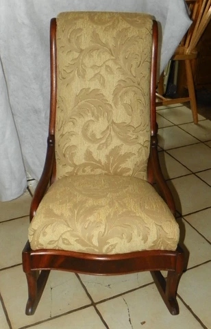 Walnut Empire Child's Rocker / Rocking Chair  (R83) Cover