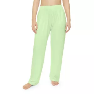 Soft Green Women's Pajama Pants - Cozy Lounge Sleepwear, Comfy PJ Bottoms - Picture 1 of 49
