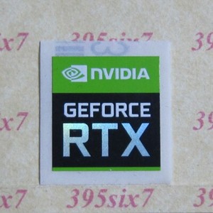 NVIDIA GEFORCE RTX GTX STICKER - Genuine Original NEW