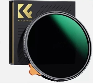 K&F Concept NANO-X 55mm Black Mist 1/4 + ND8-128 Variable ND 2 in1 Filter - Picture 1 of 3