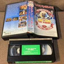 IRON MAIDEN The First 10 Years JAPAN VHS VIDEO TOVW-3075 w/PS 1990 issue Free SH