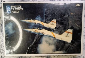 F.X. Schmid T-38s in Formation 500-teiliges Puzzle neuer Kampfjet 1993 17,5 Zoll x 13,5 Zoll - Bild 1 von 7