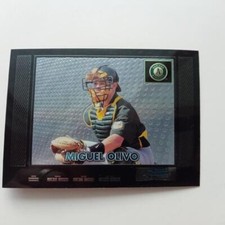 2000 Bowman Chrome Retro-Future Miguel Olivo #343 Rookie