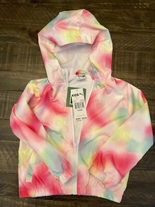 Puma Kids 5 / XXS Tie Dye Windbreaker Jacket - NWT - Picture 1 of 2