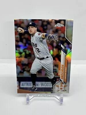 2020 Topps Chrome ALEX BREGMAN Refractor #102 Houston Astros - Image 1 of 2