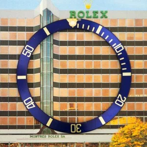 Vintage Rolex Submariner 16613,16618,16803,16808 Blue & Gold Bezel Insert #A49 - Picture 1 of 6