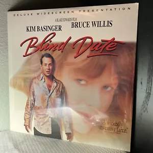 BLIND DATE Laserdisc NEW/Sealed GREAT FILM BRUCE WILLIS & KIM BESINGER - Picture 1 of 3