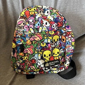 Tokidoki Neon Star Mini Rucksack von Loungefly sanft gebraucht Anime - Bild 1 von 6