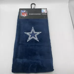 Asciugamano da golf Dallas Cowboys NFL golf sport con clip logo ricamato - Foto 1 di 5