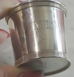 Tiffany Sterling Silver 2" Shot Cup 1 1/2 ounces - MLW - Picture 1 of 8