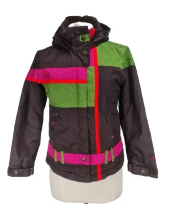 OBERMEYER Juniors 14 Bella Jacket Ski Snowboarding Brown Color Block. 30P - Image 1 of 4