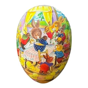Nestler Vintage Easter Egg Paper Mache Bunnies Chicks Made in Germany Decor - Picture 1 of 7
