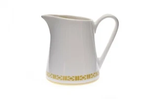Syracuse China Syralite Honey Comb 1971 Creamer White Gold 8 oz - Picture 1 of 2