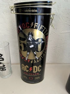 AC DC METALLDOSE UND GLAS (leere Flasche) - Bild 1 von 5