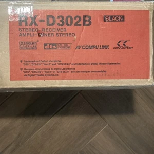 JVC RX-D302B Home theater receiver With RM-SRXD301J Remote , Bundle Av Cables - Picture 1 of 12