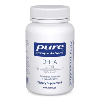 DHEA 5 mg - Equilíbrio hormonal de suporte imunológico* - DHEA micronizado - Sem glúten... - Imagem 1 de 4