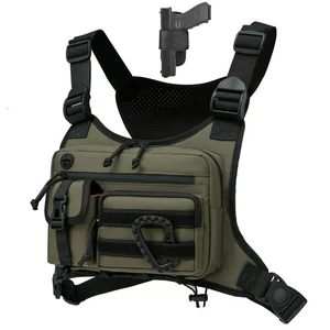 Outdoor Chest Bag For Men and Women, Tactical Vest For Running, Cycling, EDC ... - Bild 1 von 6
