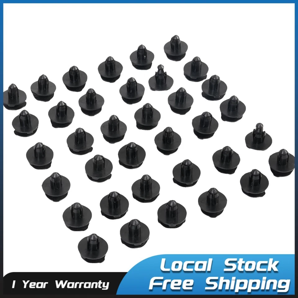 50x Clips de retención de automóvil Sujetadores Empuje Trim Clips Pin Remache Parachoques 90044-68320 Foto 1 de 4