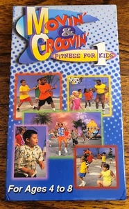 Movin' and Groovin' Fitness For Kids 1 For Ages 4 to 8 ( VHS, 2000 ) - Picture 1 of 6