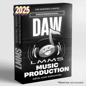 Pro Music Production Software 2025 Beat Maker MultiTrack Audio Editor Mixing DAW - Imagen 1 de 22