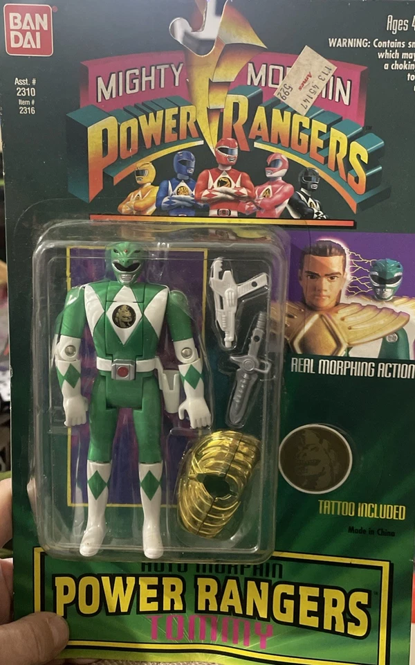 Bandai Green Power Ranger: Tommy Action Figure
