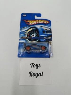 Nissan Z 2006 primeras ediciones #19/38 Hot Wheels en azul con ruedas CM6 naranja Foto 1 de 2