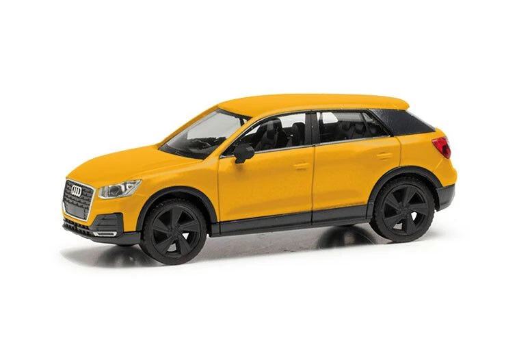 HERPA - Voiture de couleur jaune - AUDI Q2 - 1/87 - HER028677-002