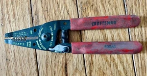 Vintage Craftsman 82543 Rubber Grip Spring Loaded 6” Wire Cutter Stripper USA - Picture 1 of 1