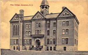Jamestown ND Pres. College, Published by Bloom Bros. Postcard - Picture 1 of 2