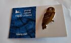 RSPB pin badge tawny owl giving nature a home