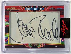 Jane Fonda 2023 Leaf Pop Century Cut Signature Autograph Card - Auto