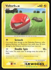 Voltorb - 80/100 - Common - Stormfront - Pokemon Card - Picture 1 of 2