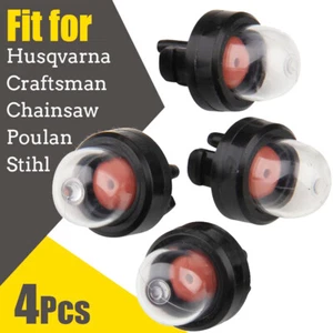 4X Primer Bulb Pump For McCulloch Husqvarna Stihl Echo Homelite Poulan Chainsaw - Picture 1 of 15