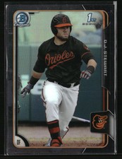 D.J. Stewart 2015 Bowman Chrome Draft Black Refractors #146  Baseball Card