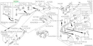 Hose & Tube Complete, Pressure For: Nissan Skyline R32 GTR BNR32 89-94 - Picture 1 of 1