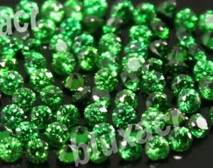 Natural 10 Pcs Lot MUZO Colombian Green Emerald 1.90 MM Round Certified Gemstone - Picture 1 of 7
