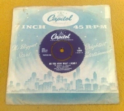BING CROSBY ' DO YOU HEAR WHAT I HEAR ? 'SUPER UK CAPITOL 45 - Image 1 of 4