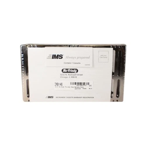 Cassette de esterilización Hu-Friedy IM9146 IMS dos niveles 14 instrumentos púrpura Foto 1 de 1