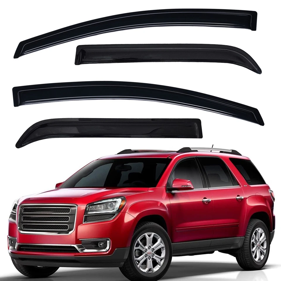 Window Visors Sun Rain Guards for 2007-2016 GMC Acadia/2007-2010 Saturn Outlook Foto 1 de 4