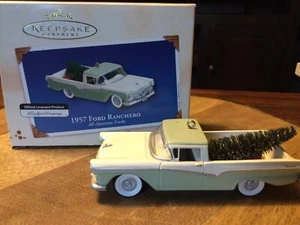 2002 Hallmark Ornament 1957 Ford Ranchero - All American Trucks Series #8 C - Picture 1 of 2