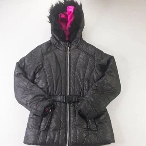 R 88 By S.Rothschild  Jacket Girls Medium 10/12 Black Puffer Winter Youth Kids - Picture 1 of 11