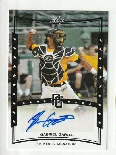 2014 Leaf Perfect Game Gabriel Garcia Autograph Auto Card Milwaukee Brewers - Image 1 of 1
