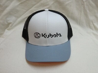 NWT KUBOTA FARM TRACTOR EQUIPMENT CORN FARMING FARM TRUCKER SUMMER  HAT CAP - Image 1 of 3