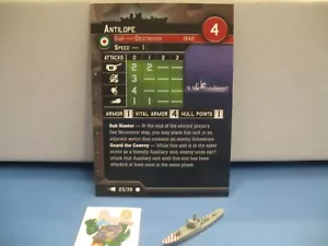 =Axis Allies War at Sea SET V Antilope 25/39 with card= - Picture 1 of 1