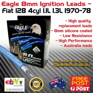 Eagle 8mm Ignition Spark Plug Leads fit 4cyl Fiat 128 1.1L 1.3L 1970-78 - Picture 1 of 4