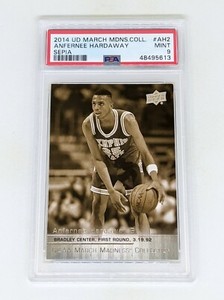 2014-15 UD NCAA March Madness Collection Sepia #AH2 Anfernee Hardaway PSA 9 SSP