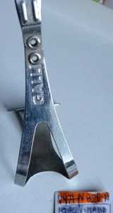 RARE USED GALLI SINGLE TOE CLIP MEDIUM  SIZE CHROMED STEEL BICI VINTAGE - Picture 1 of 8