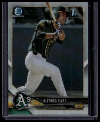 2018 Bowman Draft #BDC-141 Alfonso Rivas Chrome Refractors - Image 1 of 2